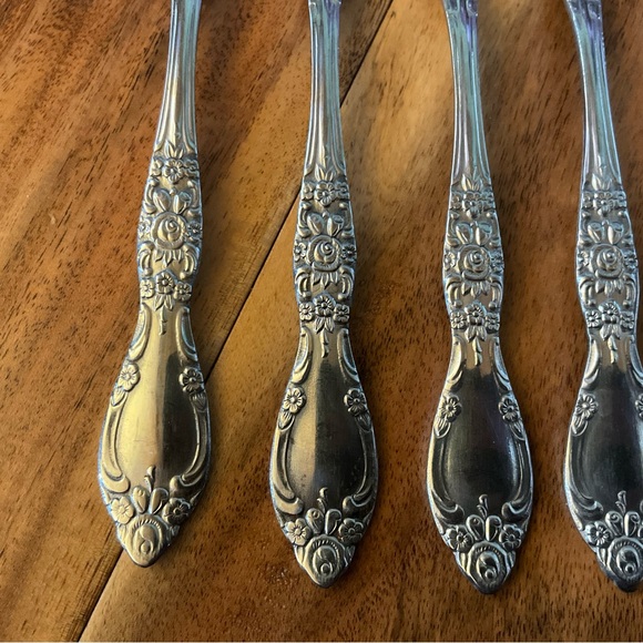 ✔️ Oneida Northland Carolina Cocktail Forks Small Stainless Set of 7 - Picture 2 of 5